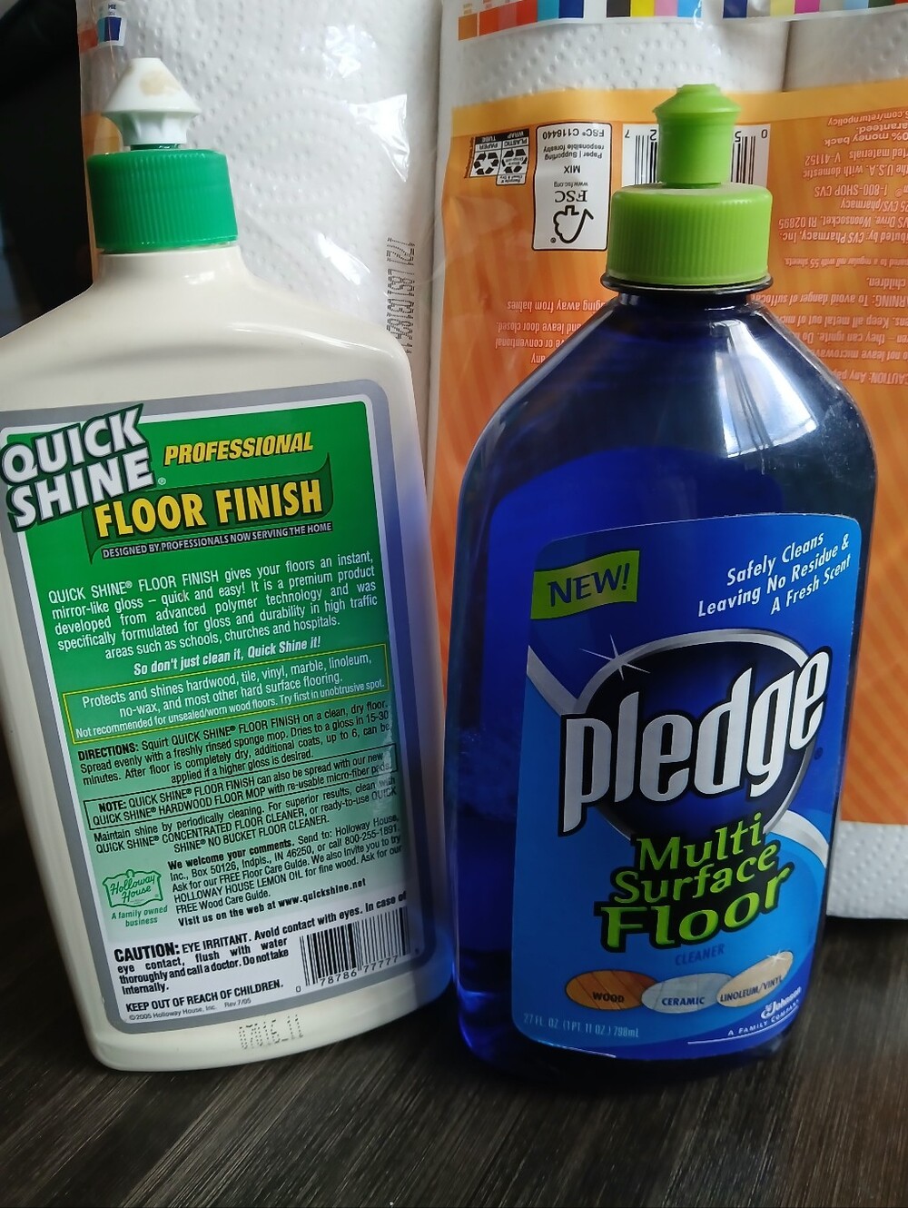 Pledge Multi Surface Floor & Quick Shine Lot